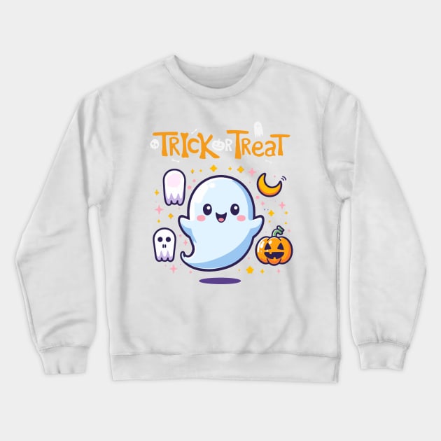 trick or treat Crewneck Sweatshirt by artoriaa